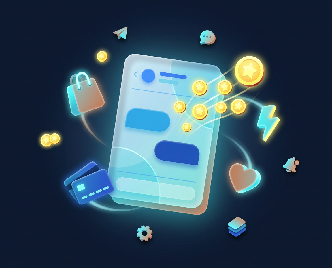 Product illustration for: The Ultimate Guide to Telegram Stars Monetization