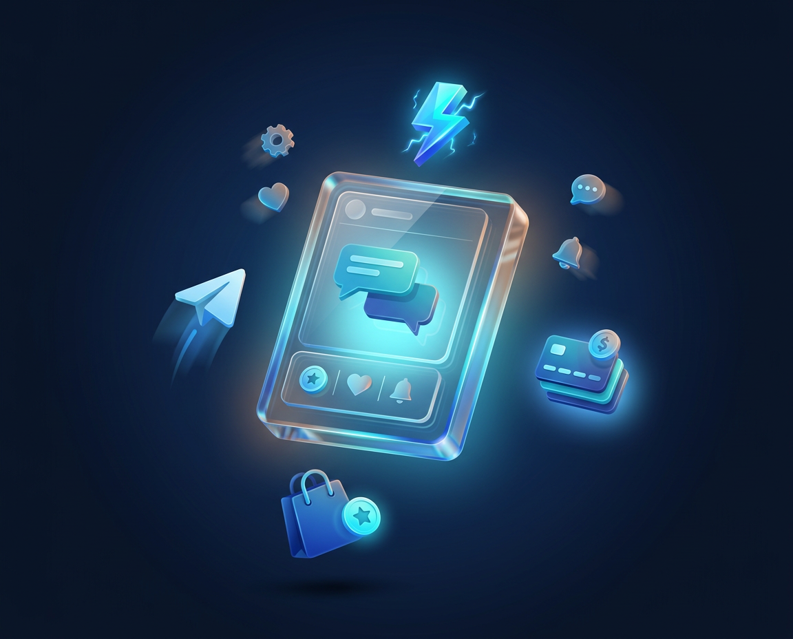 Editorial photograph illustrating Telegram Storefront: The New Checkout Layer for Creator Businesses