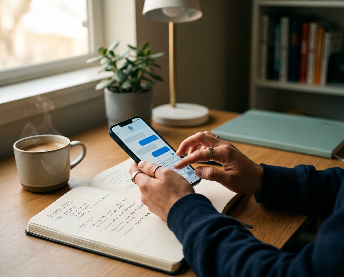 Editorial photograph illustrating: Telegram for Business: The Complete Guide for Creators & Coaches