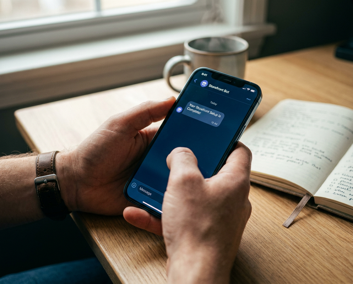 Editorial photograph illustrating: Telegram Storefront: A 10-Minute Setup Guide for Creators