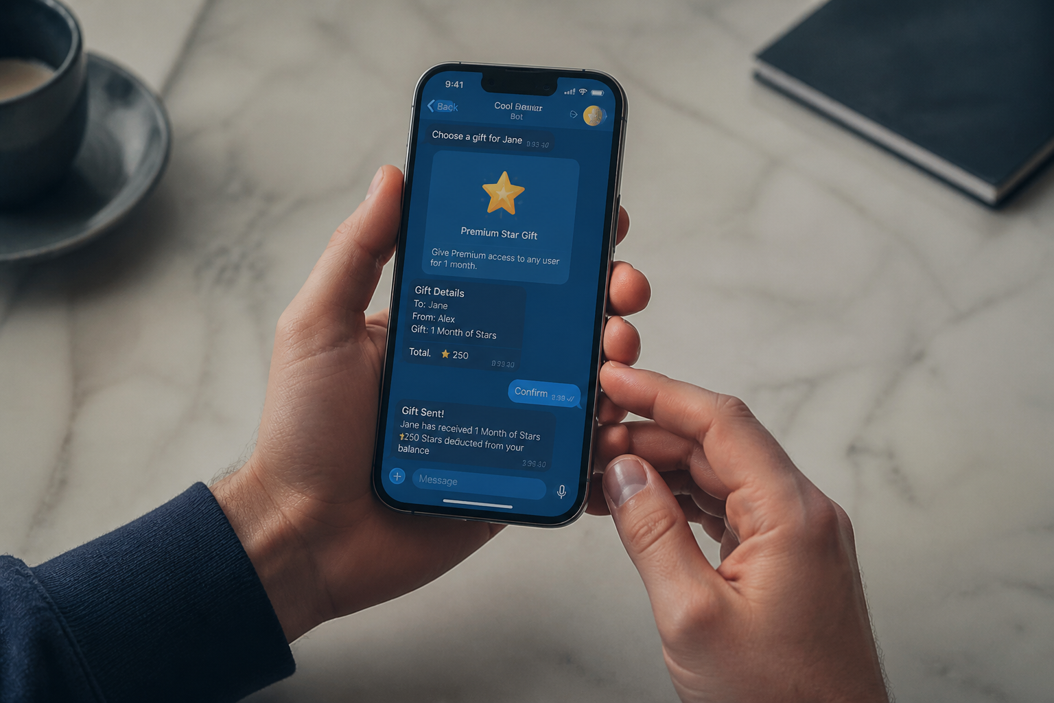Editorial illustration for: How to send, gift, and buy Telegram Stars in 2026