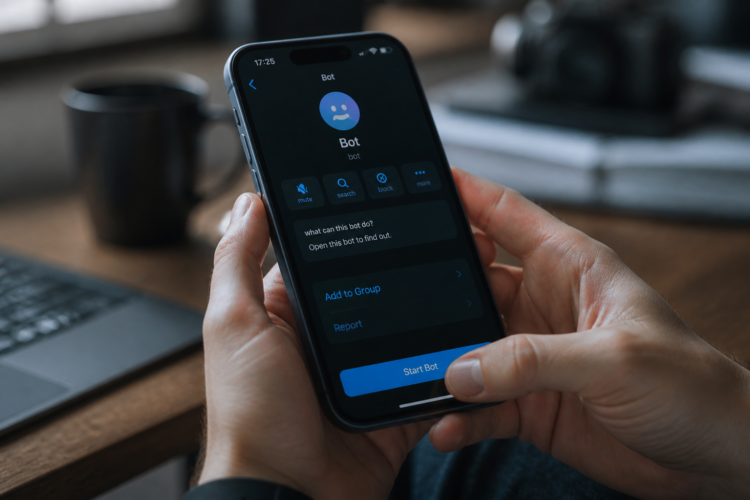 Editorial illustration for: How to Add a Bot to Telegram (Channel, Group, or DM)