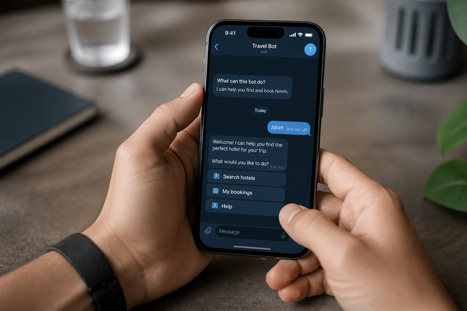 Editorial illustration for: What Is a Telegram Bot? Plain-English Guide with Examples
