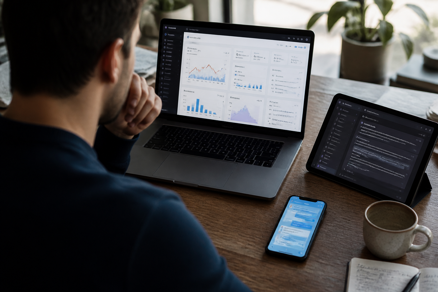 Editorial photograph illustrating: Shopify Sidekick vs Shopify Magic vs agentic AI: which to use when