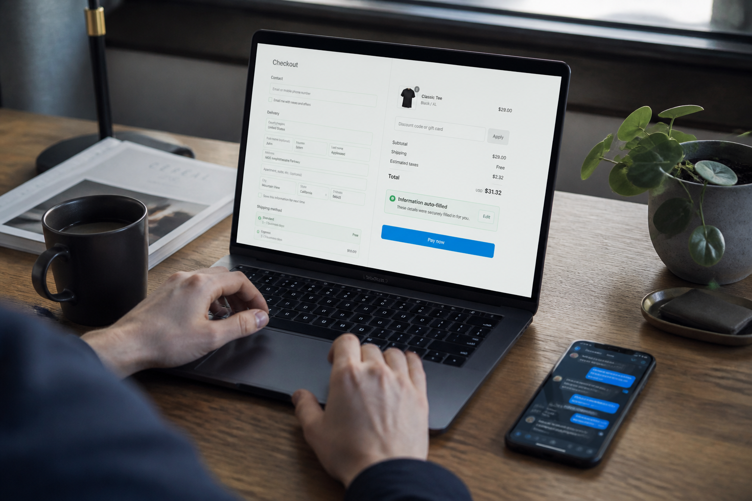 Editorial photograph illustrating: The best Shopify AI apps in 2026, ranked by agentic-checkout readiness