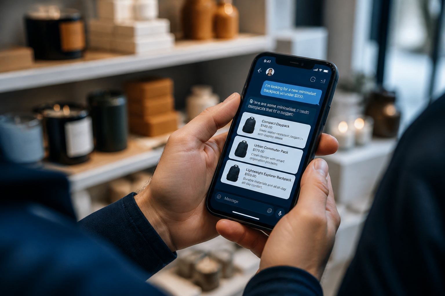 Editorial photograph illustrating: What is ChatGPT Shopping? A plain-English explainer